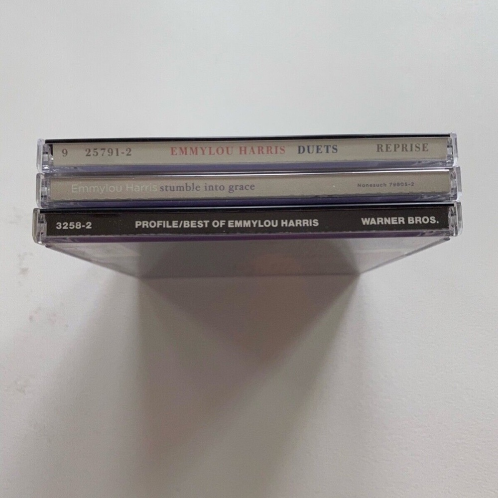 Emmylou Harris Duets / Profile Best Of / Stumble Into Grace CD Like New Tested - Picture 3 of 4